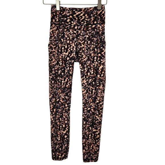 LULULEMON Pants Womens 2 Invigorate High Rise Tight 25" Motion Flux Multi - Picture 4 of 10